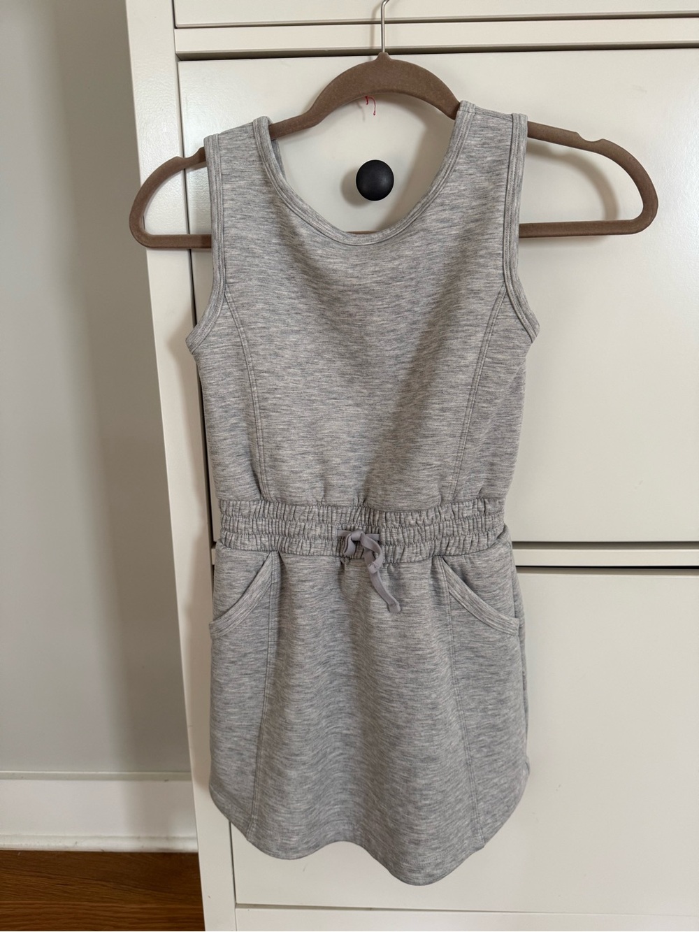 Girls' Abercrombie  Scuba Gray Knit Dress